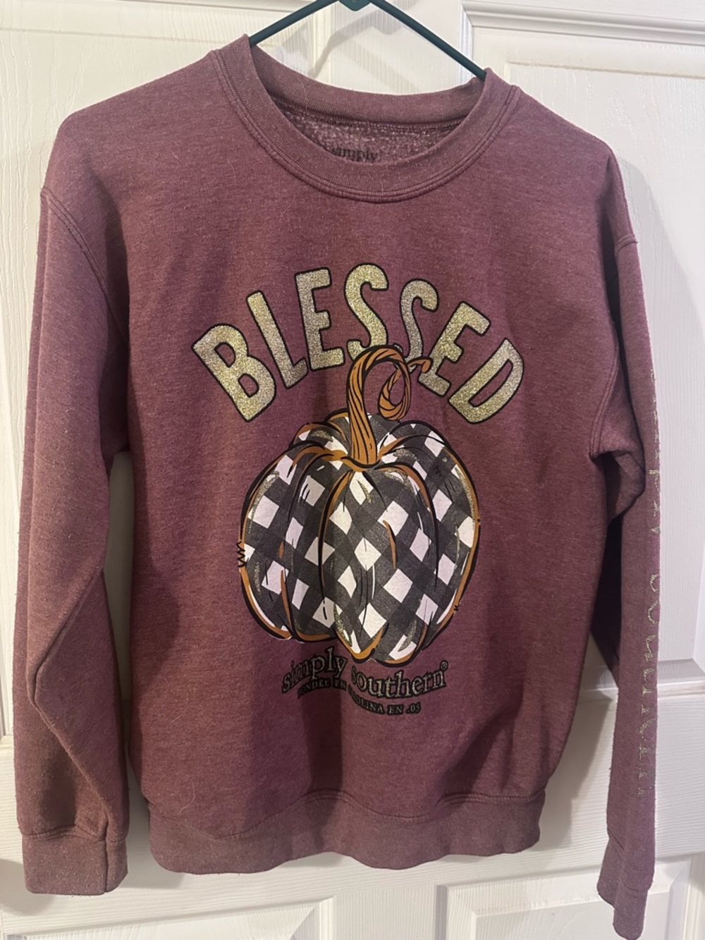Simply Southern Mauve Crewneck Sweatshirt